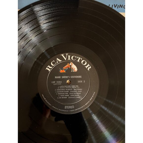 Hank Snow Souvenirs Vinyl LP Album RCA Victor LSP-2285 Country 1961 Pre-Owned - Picture 3 of 4